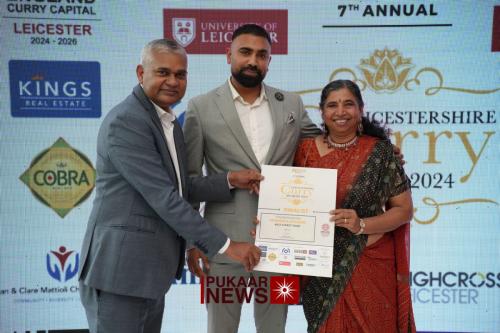 leicestershire curry awards 2024 pukaar group 40